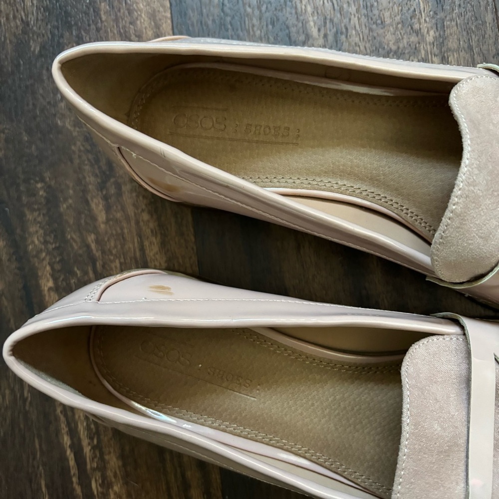 ASOS Design Pink Loafers Size 8 - Picture 6 of 9